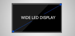 Wide LED Display